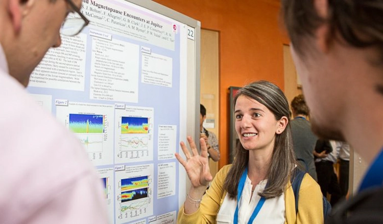 Lina Hadid at a recent scientific conference in Uppsala