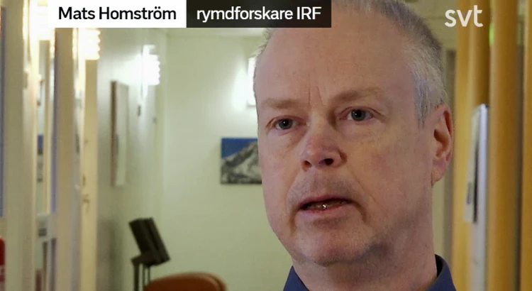 Mats Holmström i SVT Mats Holmström i SVT
