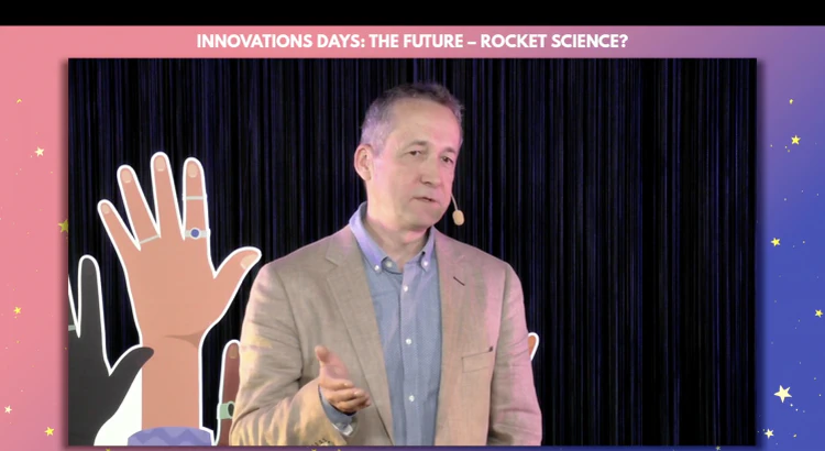 Peter Wintoft talks during innovation days Peter Wintoft talks during innovation days