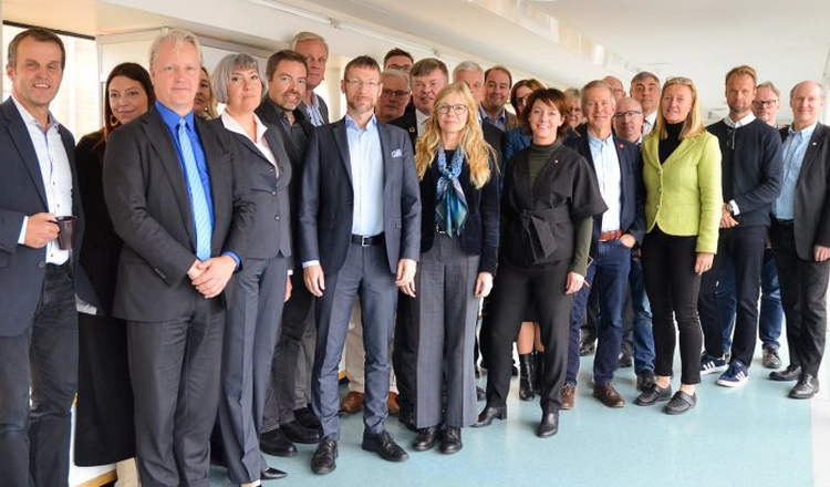 Gruppbild från besöket Gruppbild från besöket