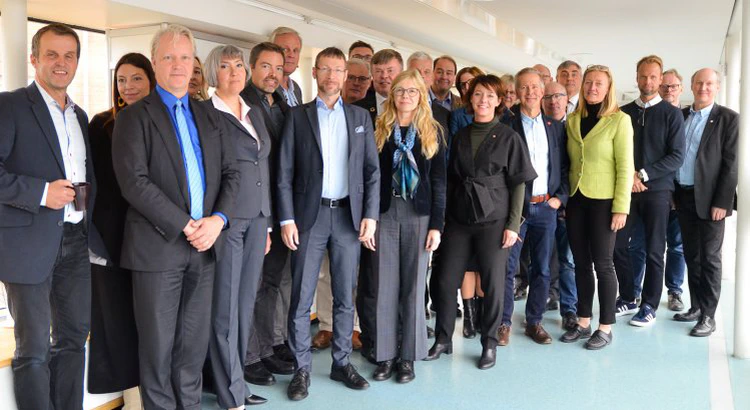 Gruppbild från besöket