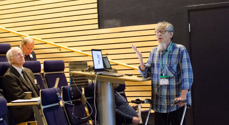 Masatoshi Yamauchi föreläser i IRF:s aula Masatoshi Yamauchi föreläser i IRF:s aula