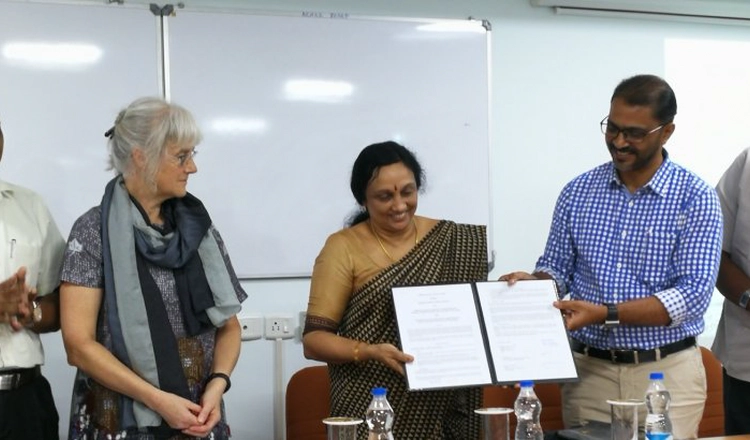 Professor Sheila Kirkwood, IRF, K, Dr. J. Letha, vice chancellor CUSAT, Dr. Thamban Meloth, NCAOR Goa. Professor Sheila Kirkwood, IRF, K, Dr. J. Letha, vice chancellor CUSAT, Dr. Thamban Meloth, NCAOR Goa.
