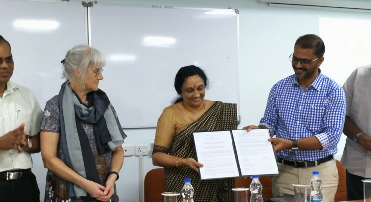 Professor Sheila Kirkwood, IRF, K, Dr. J. Letha, vice chancellor CUSAT, Dr. Thamban Meloth, NCAOR Goa. Professor Sheila Kirkwood, IRF, K, Dr. J. Letha, vice chancellor CUSAT, Dr. Thamban Meloth, NCAOR Goa.