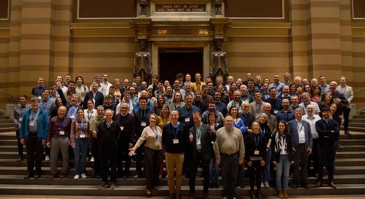 Gruppbild med deltagare från Juice Science Working Team Meeting (SWT) i Uppsala, 15 maj 2025. Gruppbild med deltagare från Juice Science Working Team Meeting (SWT) i Uppsala, 15 maj 2025.