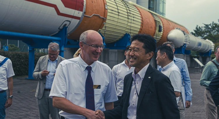 Director General Dr Olle Norberg represents the Swedish Institute of Space Physics at Space Day in Osaka, Japan.