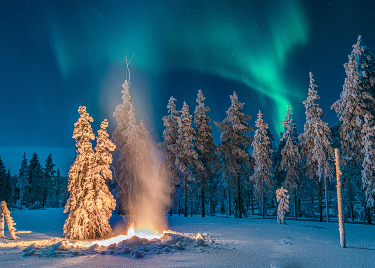 Norrsken över eld