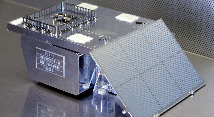 The NILS instrument in the cleanroom at IRF. NILS measured negative ions on the lunar surface. The NILS instrument in the cleanroom at IRF. NILS measured negative ions on the lunar surface.