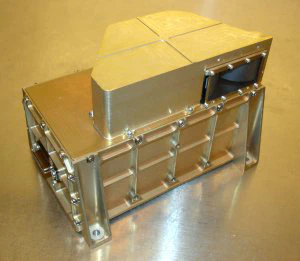 Det monterade PRIMA-instrumentet. Dess storlek är<br>
136mm x 96mm x 94mm och dess vikt 531g.<br>
Foto: IRF