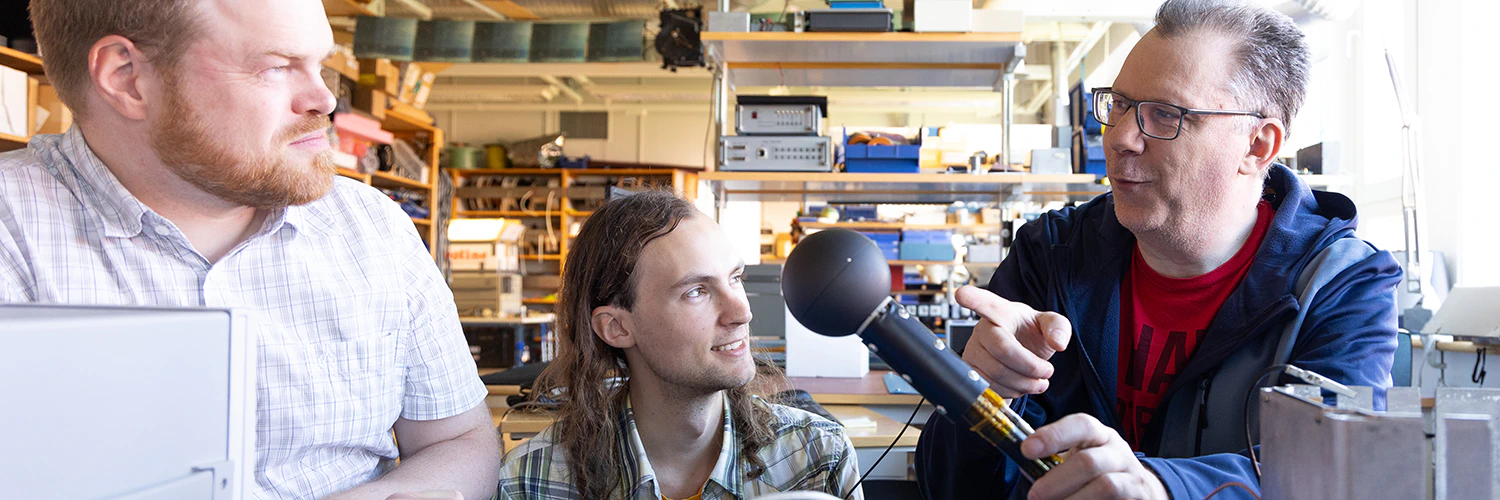 IRF's engineers discuss developing of a Langmuir-probe