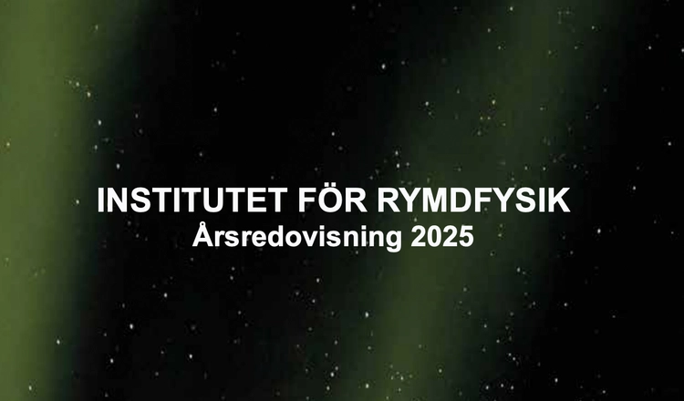 Delar av omslaget till IRF:s årsredovisning 2025 Delar av omslaget till IRF:s årsredovisning 2025