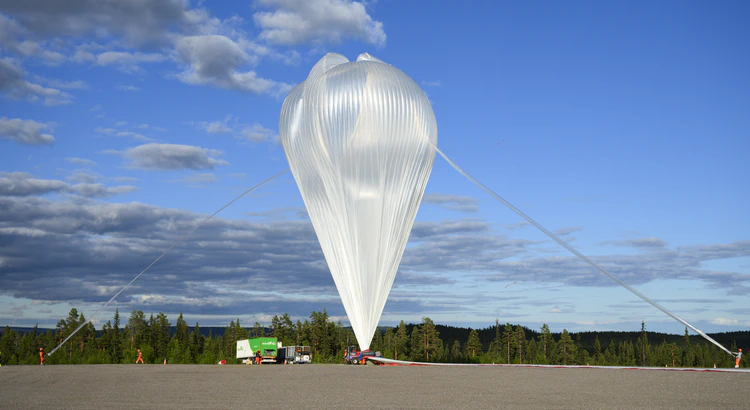 Den franska transatlantiska ballongen TRANSAT 2024, med IRF-instrument, släpptes från Esrange Space Center den 22 juni kl. 20.56. Den franska transatlantiska ballongen TRANSAT 2024, med IRF-instrument, släpptes från Esrange Space Center den 22 juni kl. 20.56.