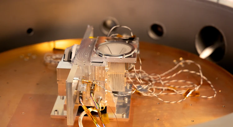 Space instrument being tested