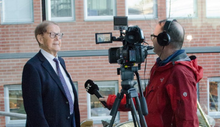 Intervjuer med IRF:s grundare Bengt Hultqvist när IRF firade 60 år