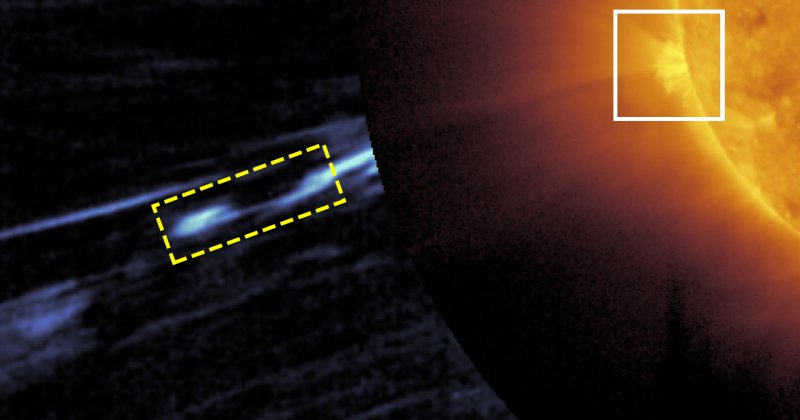 Solar Orbiter has captured the first image of a magnetic field reversal